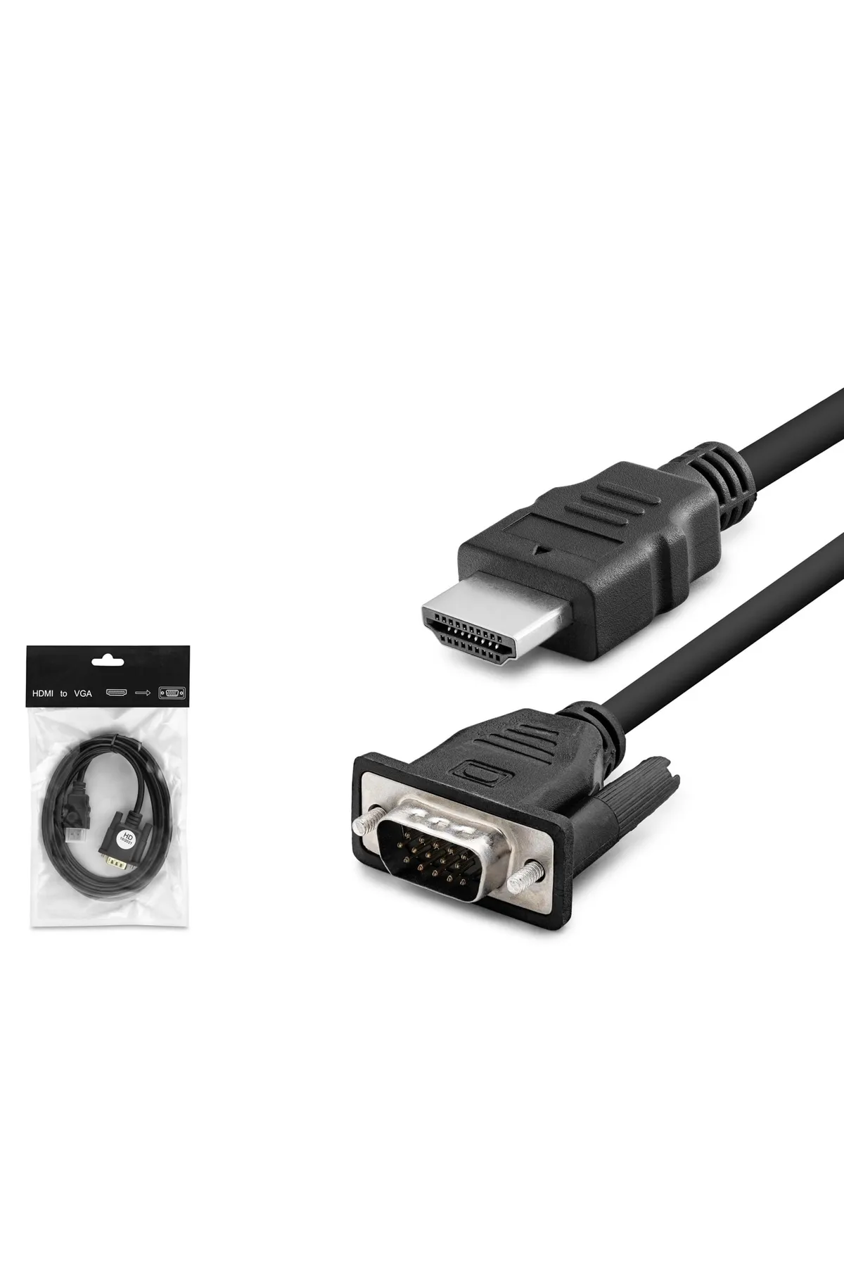 HDX7795 HDMI to VGA Kablo 1-8mt  120Hz Destekli Yüksek Performanslı Çevirici
